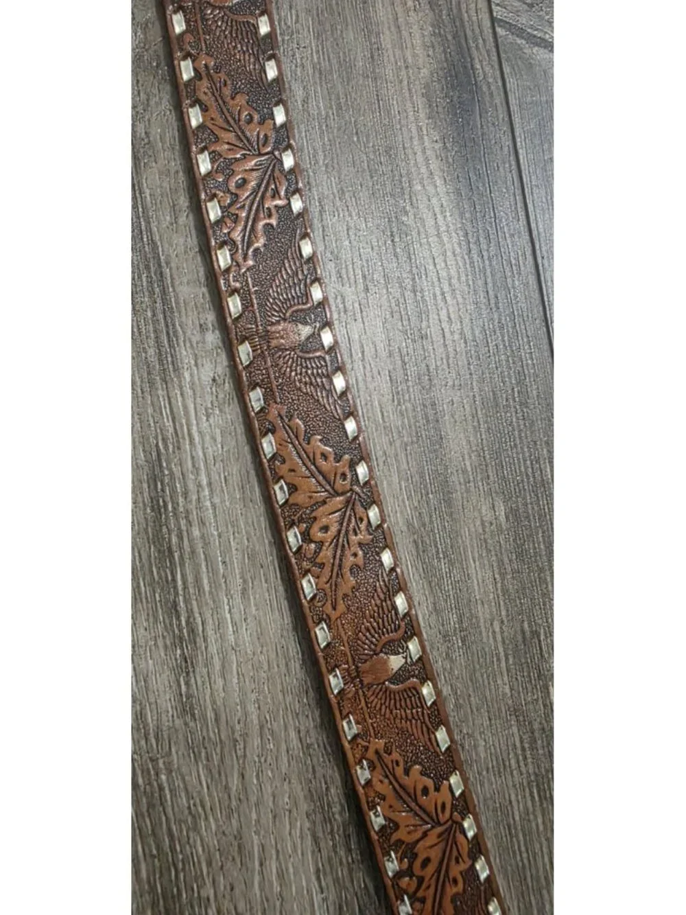 Vtg Wil-Aren Originals Western Turquois Inlay Horse Head Belt buckle Handmade